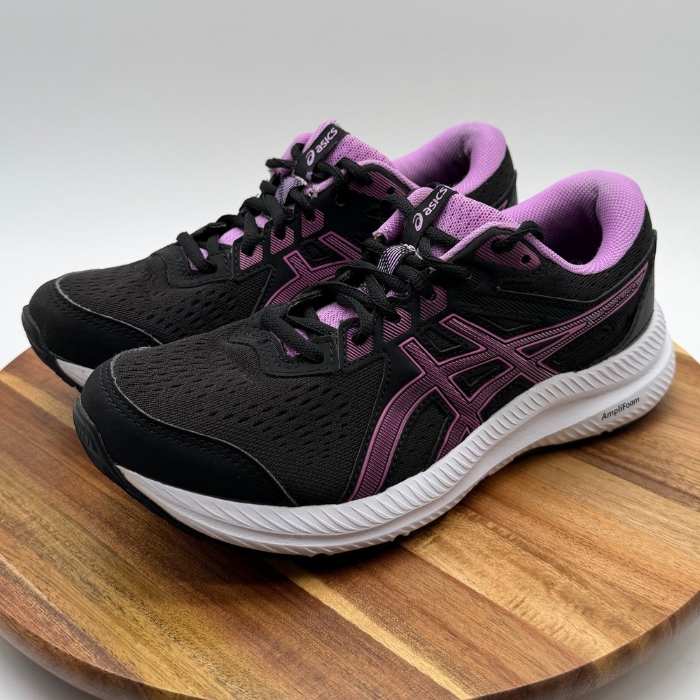 Asics Women's 7 Gel-Contend 8 Running Shoes Black Orchid
